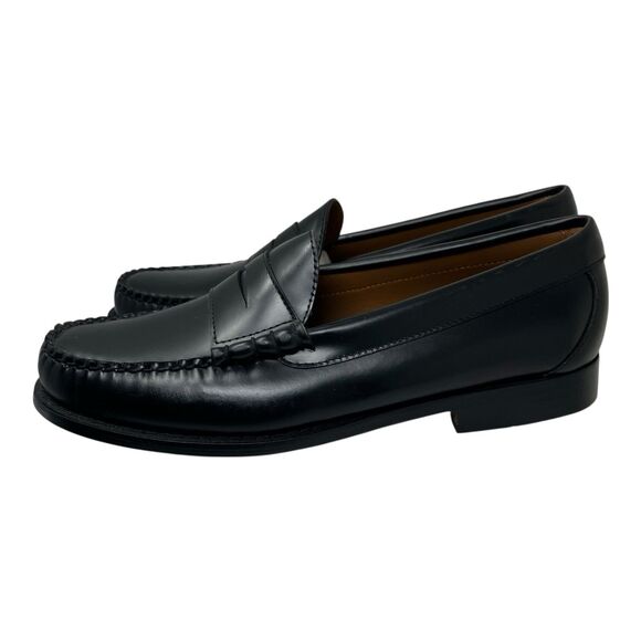 J Crew Penny Loafers Mens 9 Black Leather Sole Business Preppy Luxury Shoes main image 6